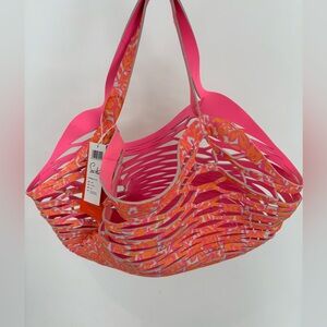 Sea Star Beachwear Vineyard Vines Summer Blooms Fishermans Tote Beachbag